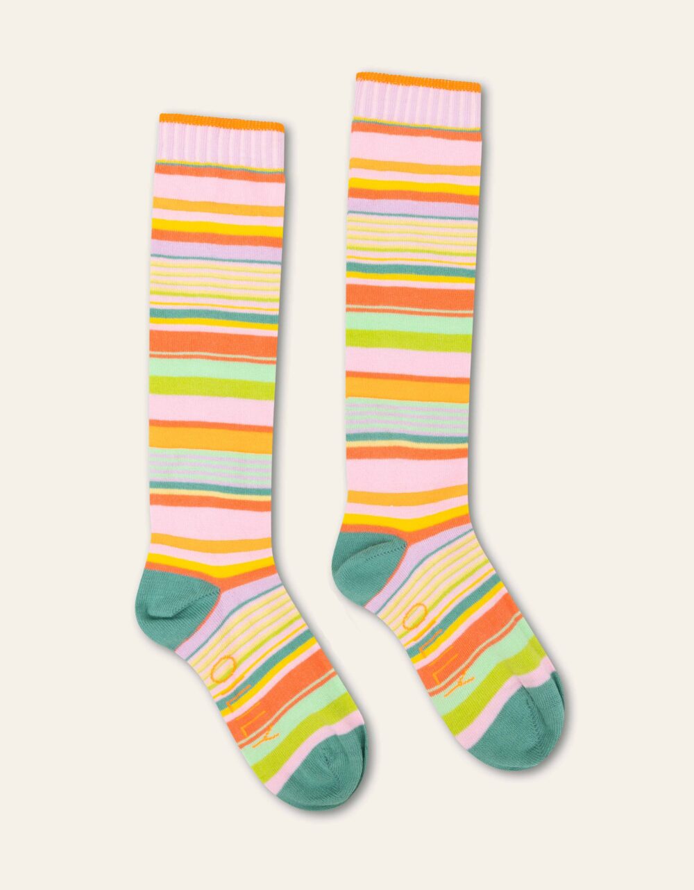 OILILY Manuela striped knee socks