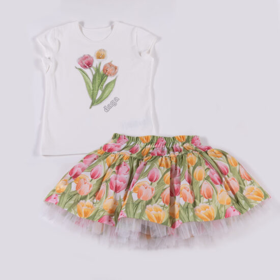 Daga Summer Tulips Skirt Set