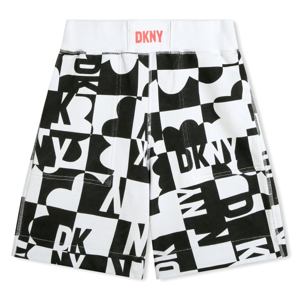 DKNY Black & White Reversible Shorts