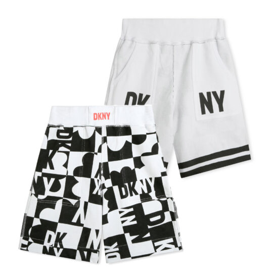 DKNY Black & White Reversible Shorts