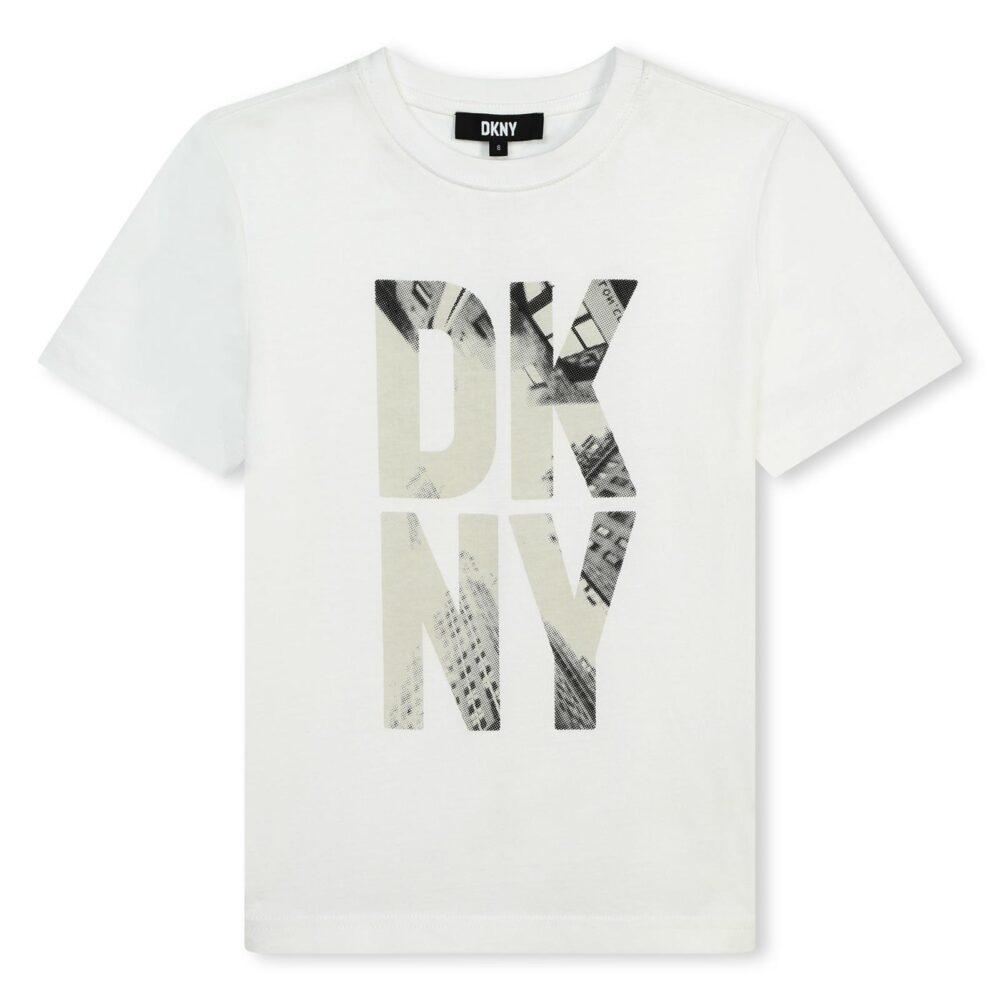 DKNY Black & White Shorts Set