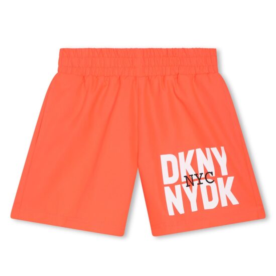 DKNY Neon Orange Swim Shorts