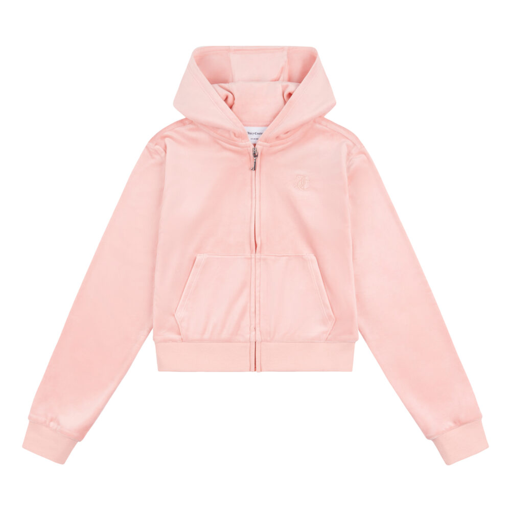 JUICY COUTURE Peach Embroidered Velour Tracksuit