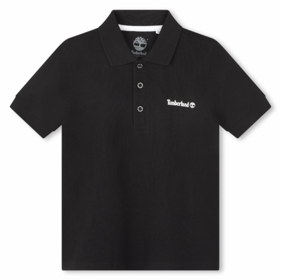 TIMBERLAND Black Polo Shirt